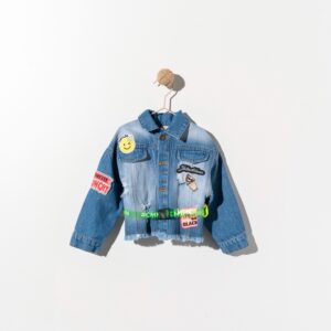 Denim jacket με σχέδια