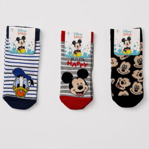 Σετ 3 ζεύγη καλτσάκια Mickey