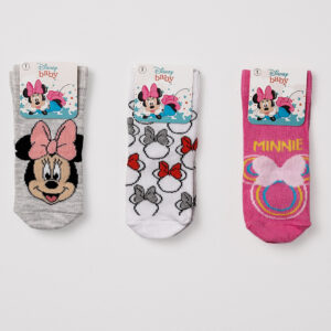 Σετ 3 ζεύγη καλτσάκια Minnie