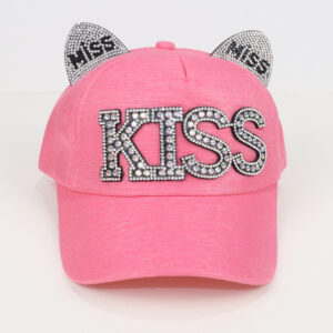 Παιδικό καπέλο με στρας "Miss Kiss"