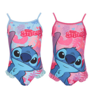 Alternative view of Παιδικό ολόσωμο μαγιό Disney Stitch ροζ